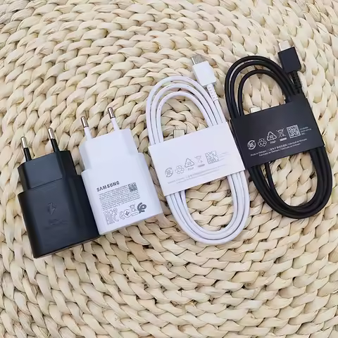 SAMSUNG S25 25W Super Fast Charger PD Usb Type C Adapter Cargador For Samsung Galaxy S23 S22 Plus S2