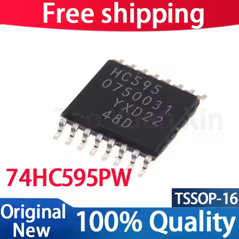 (10-100piece)100% New 74HC595PW 74HC595 HC595 TSSOP-16 Chipset