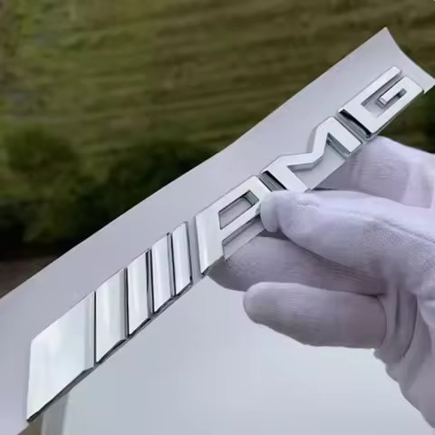 3D ABS Car Rear Trunk Badge Decal Letters Sticker For Mercedes Benz AMG A B C E G CLA C63 C63S E53 G