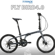 2024 TRINX Flybird 4.0 จักรยานพับได้ เฟรมอลูมิเนียม Shimano Tiagra 2x10 speed, Hydraulic Brake, Whee