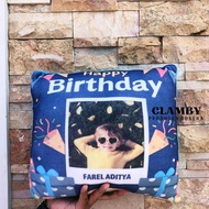 Custom Birthday Pillow 30 x 30 cm | Square Pillow | Birthday Gifts