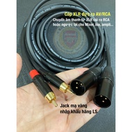 Signal wire converts canon XLR female to 1 Av lotus rca female or 1 Av. Canon to av cable, convert x