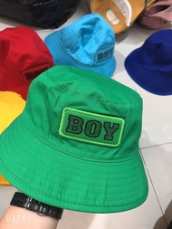 Mũ bucket nón vành cho bé trai bé trai thêu chữ BOY kiểu dáng tinh tế từ 2 đến 5 tuổi