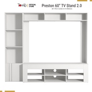 TV Cabinet - PRESTON 2.0 Series - 5ft - Kabinet TV - Rak TV - Fit 60 Inch TV Size