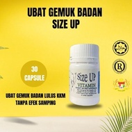VITAMIN GEMUK BADAN HQ SIZE UP UBAT GEMUK BADAN VITAMIN PENAMBAH NAFSU MAKAN (  30 CAPSULE )
