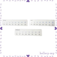 [HelleryMY] Diamond Sizer Shape Guide Portable Acrylic 20x5cm Clear Ring Diamond Size and Shape Comp