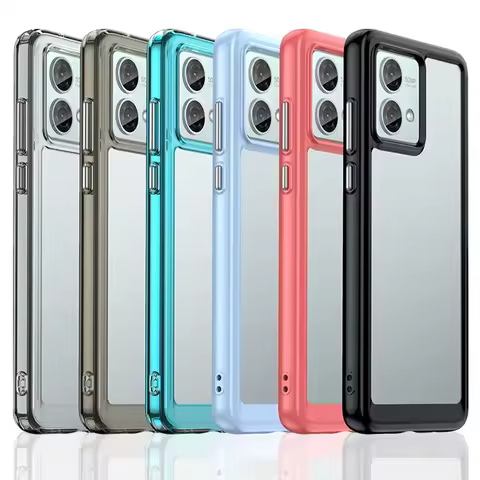 Colorfull TPU Case for Motorola G75 G55 G35 G85 E14 G04S G14 G24 G34 G54 G84 Protective Cover Shockp