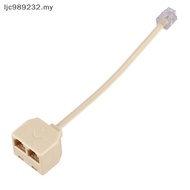 【NIMY】 Telephone Splitter RJ11 6P4C 1 Male To 2 Female Adapter RJ11 To RJ11 Separator Phone Accessor