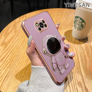 YIWESAN Casing Ponsel untuk Xiaomi POCO X3 NFC POCO X3 Pro POCO C40 POCO X3 GT Case HP lipat lapisan