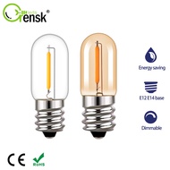 E12 E14 LED Filament Light Bulb T16 0.6W Edison Bulb 220V Energy Saving LED Lamp Bulb Dimmable 2200K