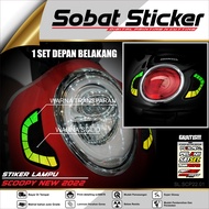 SB STIKER LAMPU ALIS VARIASI MOTOR SCOOPY NEW 2022