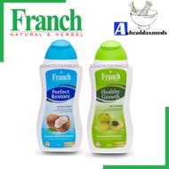 Franch Shampoo Healthy Growth Herbal Amla/Perfect Restore Coconut Herbal 400ml EXP06/2027