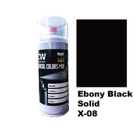 Ebony Black 209 Perodua Myvi Touch Up Paint CW Aikka DIY Aerosol Cat Spray 370ml Hitam Myvi Crystal