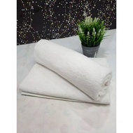 Bath Towel White 10LBS Hotel Quality 70x140 cm (27x54 Inches) 100% Cotton Yarn Dyed