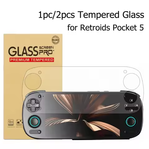 For Retroid Pocket 5 Tempered Glass Screen Protector Film Anti-Scratch Retro Console for RP5 Tempere