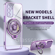 Casing For Samsung Galaxy S24 S23 Fe Plus Ultra S24Fe S24plus S24+ S24Ultra S 24 With Ring Holder Ph