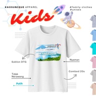 Kaos Anak Wonderful Samosir Island - Unisex Combed 20s Sablon Distro