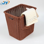 Supply Imitation Hotel Storage Basket B & B Basket Imitation Rattan Dirty Clothes Basket Dirty Cloth