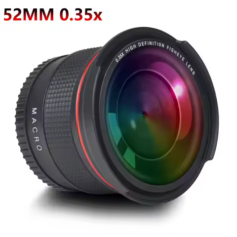 Pickle Power 52MM 55MM 58MM 0.35x Fisheye Nikon Wide Angle Lens for Nikon D5200 D5100 D3500 D3400 D3