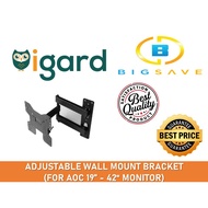 ADJUSTABLE WALL MOUNT BRACKET (FOR AOC 19” - 42“ MONITOR)