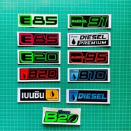 Oil Tank Sticker Reflective 3M and Garde Oracal Size 11x3.5 cm