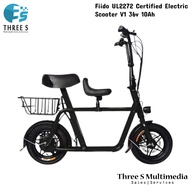 Fiido UL2272 Certified Electric Scooter V1 36v 10Ah