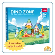 Kiddora Kebo Dino Zone Surprise Magnetic Tiles (42 pcs)