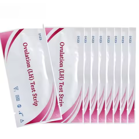 EGENS 50Pcs LH Ovulation Tests Household Strips Urine Test Over 99% Accuracy Test Kit Strips Pregnan
