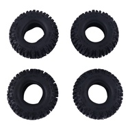 4Pcs 55X24mm 1.0 Rubber Tire Wheel Tyre Spare Parts for 1/18 1/24 RC Crawler Car SCX24 AX24 FMS FCX2