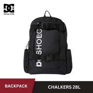 DC Shoes Chalkers 28L - Large Skate Backpack for Men - Black