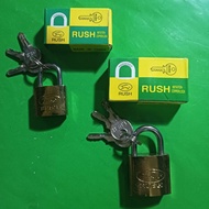 Suitcase Lock Padlock / Gold / Rush color