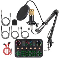 Text Version K600 Live Sound Card Full Set Podcast Computer Can Be Matched with bm800 Condenser Micr