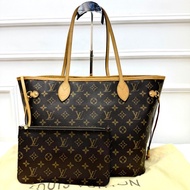 抵用價❣️經典中古老花LV Neverfull M'm