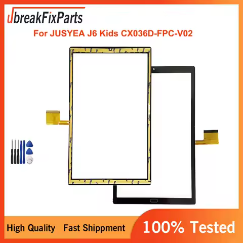 10.1" Tablet Screen P/N CX036D-FPC-V02 For JUSYEA J6 Kids Tab Touch Screen Digitizer Glass Sensor Fr