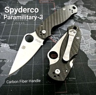 มีดพับ Spyderco Paramilitary 3 Carbon Fiber