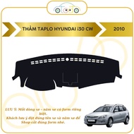 2010 Hyundai i30 CW car dashboard mat, high quality heat-resistant velvet, standard car form