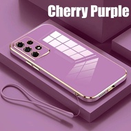 Straight edged electroplated For Samsung A53 A54 A55 A56A71 A71 A72 A73 A82 C55 4G 5G HD Hydrogel Fi