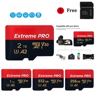 Extreme Pro Flash Card Micro SD Card 2TB 1TB 512GB 256GB U3 V30 TF Card Memory Card for Phone Tablet