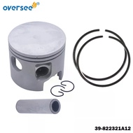 2704-826191T4 Piston Kit Std with Ring For Mercury 75-90-100HP Outboard Motor L3 L4 Pro 14470 Marine