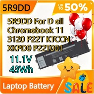 5R9DD 11.1V 43Wh Laptop Battery For D ell  Chromebook 11  3120 P22T KTCCN XKPD0 P22T001