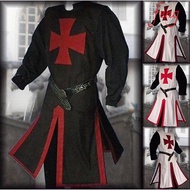 Templar Durable Medieval Knight Crusader Outfit Cosplay Costume Square Collar With
