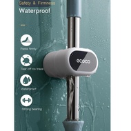 GANTUNGAN 0R4 ECOCO Mop holder Grey - Wall mounted Mop broom holder, direct stick