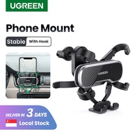 UGREEN Car Vent Phone Mount Air Cell Phone Holder Gravity Compatible for iPhone 13 12 11 Pro Max SE XR XS X 6S 7 Plus 8 6 Samsung Galaxy Note20 S22 Ultra Google Pixel 4