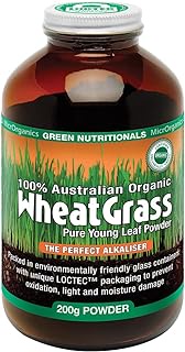 Green Nutritionals Australian 100% Organic Wheatgrass 200g powder GMO Free