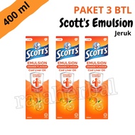 PACKAGE 3 PCS SCOTTS EMULSION 400 ML