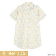 Josilins ชุดนอน ชุดอยู่บ้าน ผู้หญิง กระโปรง คอปก เดรสสั้น ผ้าวูเว่น SM 2025