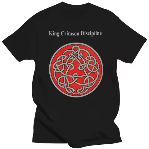 King Crimson Men Discipline Black T-shirt Black