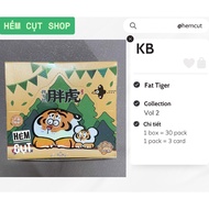 Random collectible card Fat Tiger Fat baby compilation version
