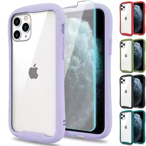For iPhone 13 Pro Max 15 Plus iPhone 14 Rubber Bumper Shockproof iFace Mall Clear Phone Case Case Co