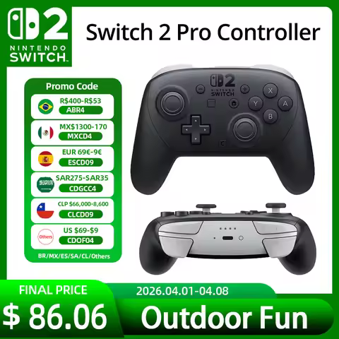 New Nintendo Switch 2 Pro Controller with One Click Wake-Up NFC Original Sale Game Controller for Ni